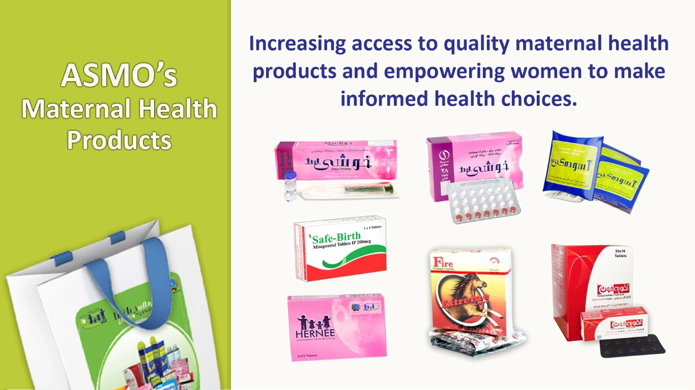 2.Second slide Group Picture of Maternal Health products