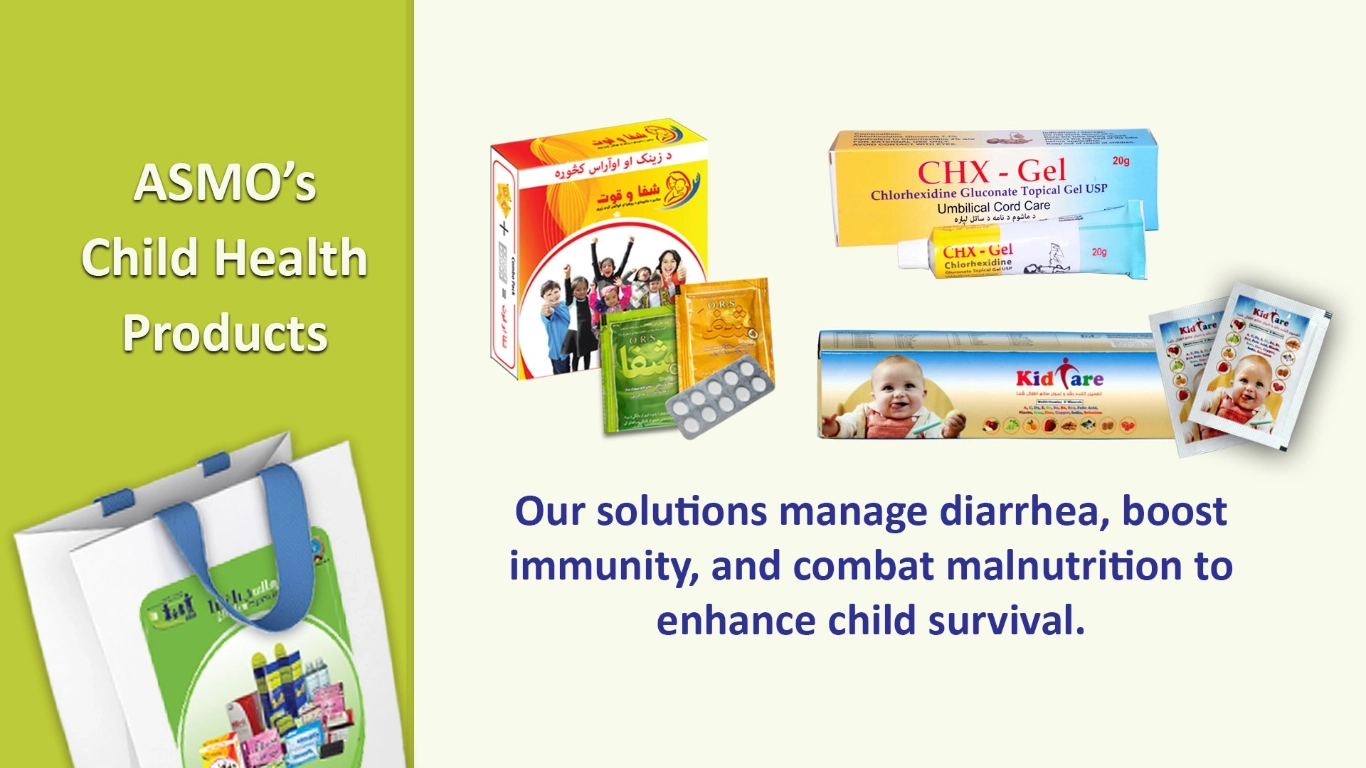 3.Third slide Group picture of Child Health Products